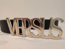 Versace Gürtel, Leder, schwarz, 90