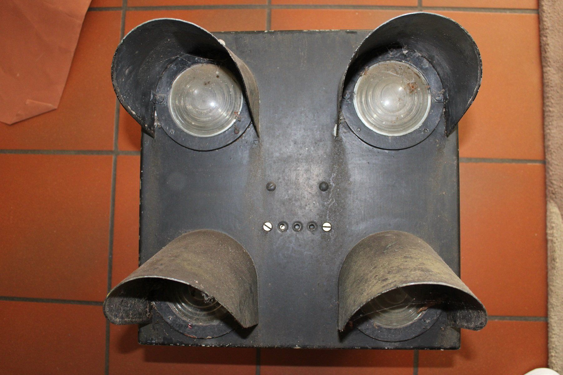 SBB/CFF/FFS Lampade: Altes Eisenbahn - Lichtsignal -- Ampel -- 4er beidseitig – Usato da Wettswil venduto da roma010 3