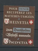 1942, Altstoffverwertung, Paar senkrecht, f/d **