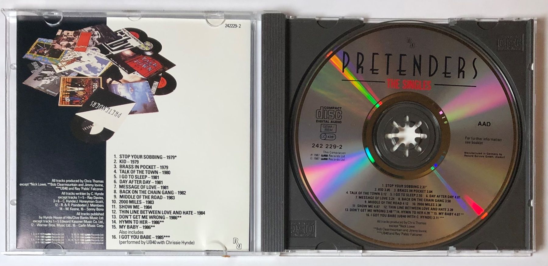 CD: PRETENDERS - THE SINGLES – Usato da Poliez-Pittet venduto da Newtown-Records 2