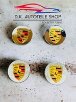 Porsche 65 mm Nabendeckel, Radnaben, Nabenkappen Chrom NEU