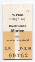 Schiff-Billette Biel/Bienne - Murten