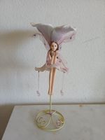 Teelicht-Halter mit eine Fee- Elfenfigur Höhe 26 cm