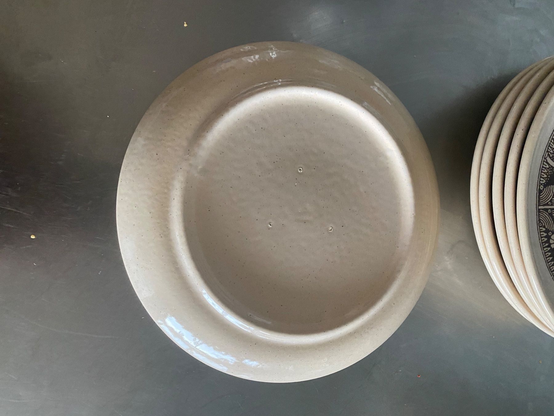 Piatti: 6x Teller Käse- Raclette, Designklassiker 70er – Usato da solothurn venduto da soko75 8