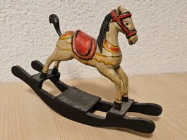 Miniatur Schaukelpferd Dekoration