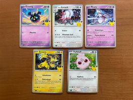 Pokemon Karten Set Holo 30 Jahre (Versand gratis)