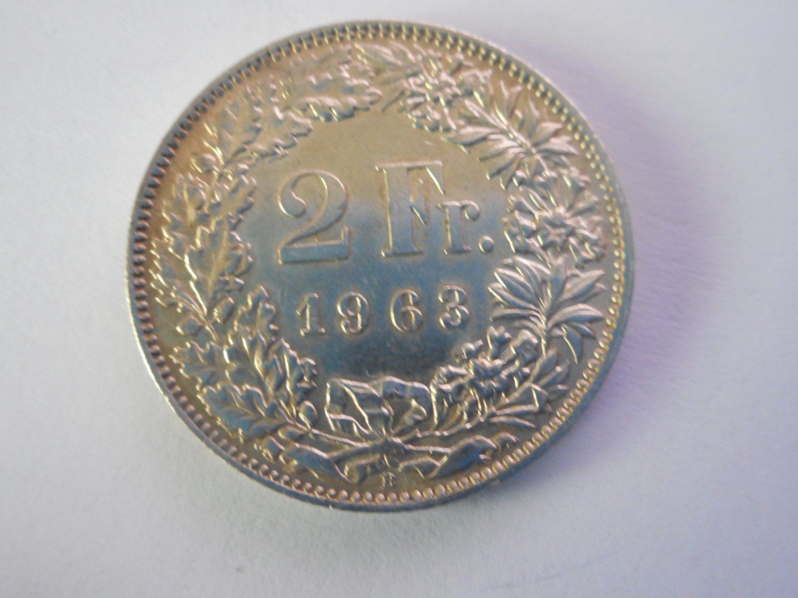 Tutti le monete: 2 Fr. 1963 silber   unz – Nuovo (secondo la descrizione) da Kriegstetten venduto da pizlad2010