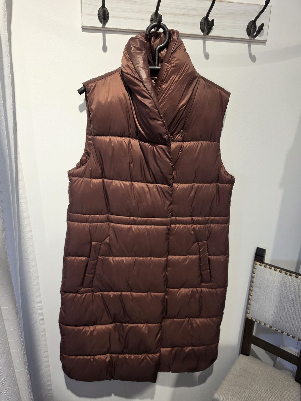 Tom Tailor Gilet & Giacche senza maniche: Weste Tom Tailor braun gesteppt Grösse L  – Usato da Adligenswil venduto da FriedasWelt