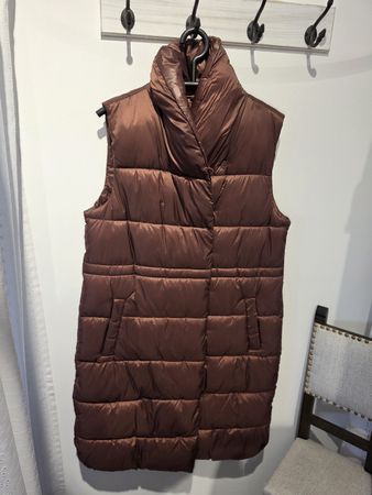 Weste Tom Tailor braun gesteppt Grösse L 