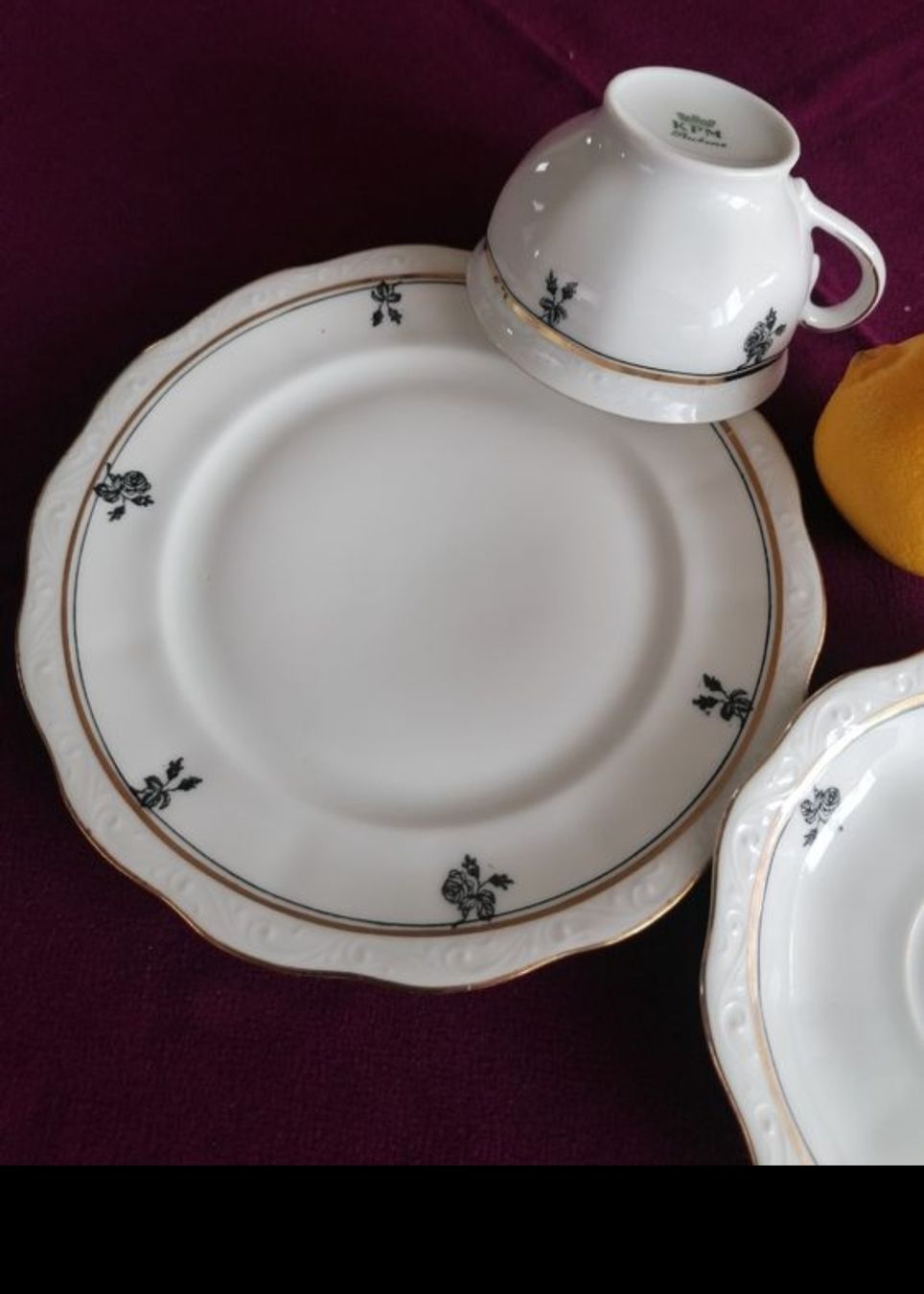 KPM Tasses: KPM Rubens  Set Tasse Untertasse Teller  – D'occasion à Aegerten par Jos_zem 4