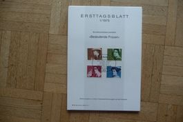 BRD, Ersttagsblätter 1975 ( 1 - 24 )