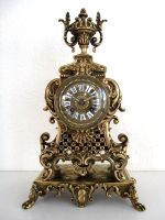 Antike Kaminuhr Bronze — «Gabillier A Paris», 19. Jh.