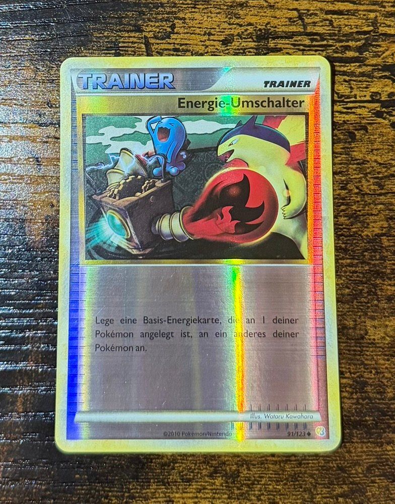 Pokémon Carte collezionabili: Energie-Umschalter Reverse Holo 91 – Usato da Zürich venduto da PEACECOCOON