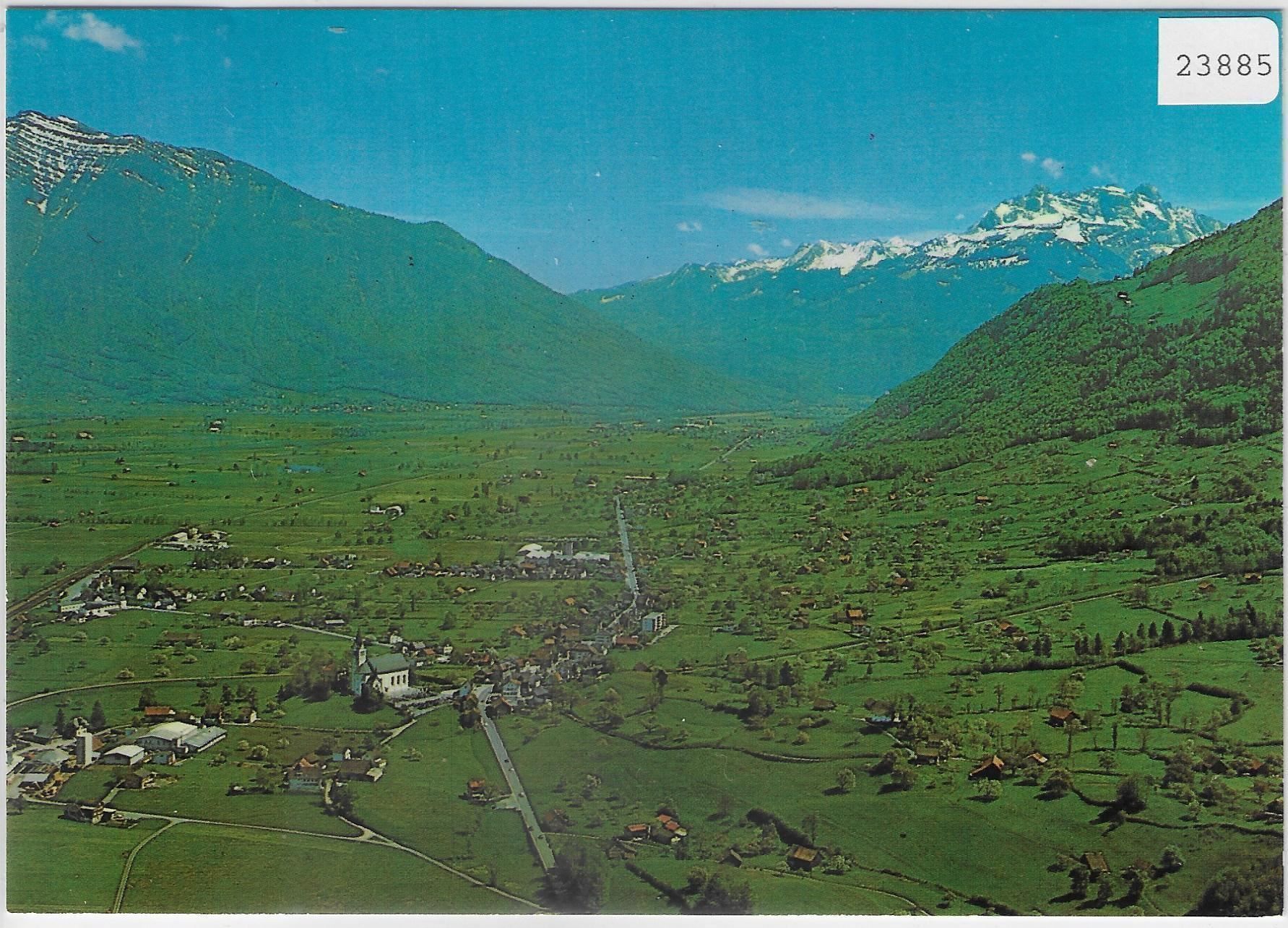 Ansichtskarten: Flugaufnahme Reichenburg SZ – Antik aus Ettingen von Kartenplanet