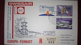 Swissair Genf - Hongkong 15.03.1974