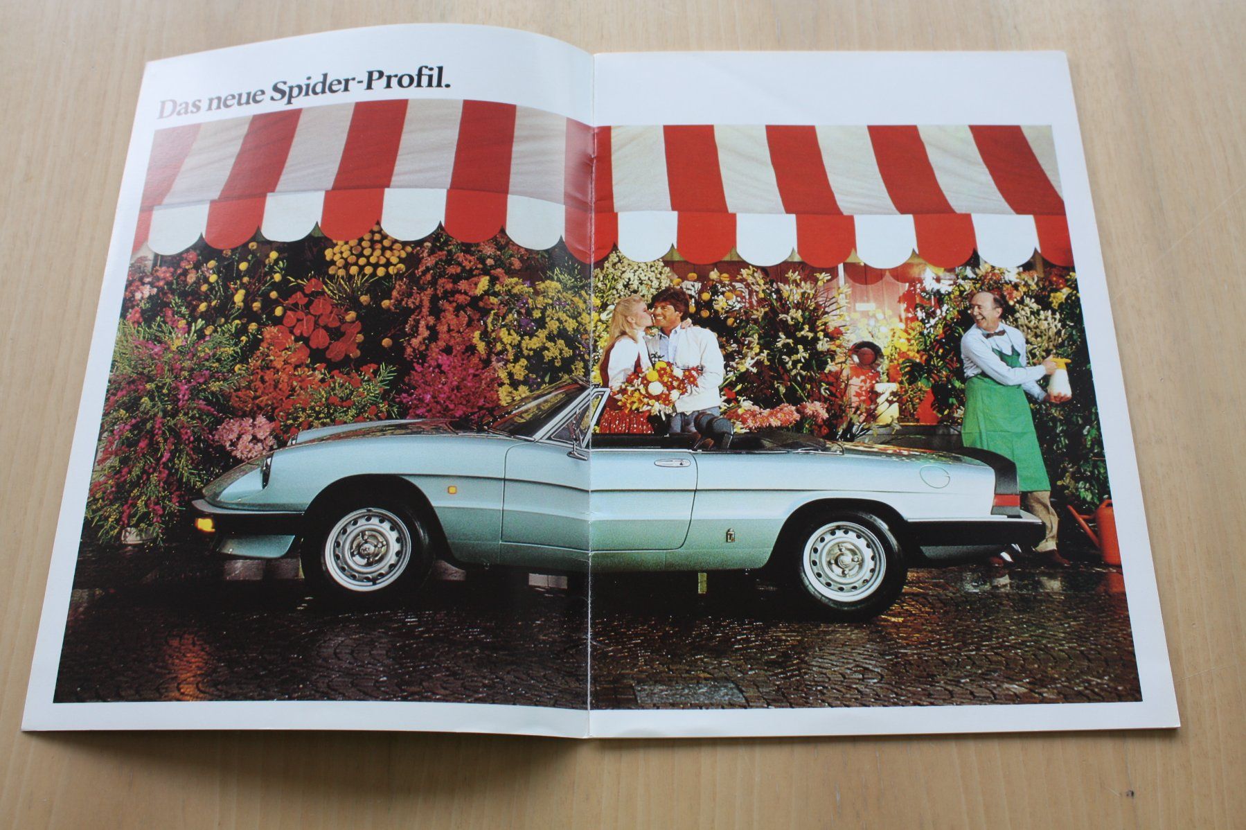 Alfa Romeo Documenti: Alfa Romeo Spider 1.6 & 2.0 Prospekt 1983 – Usato da Wikon venduto da erwin400 1