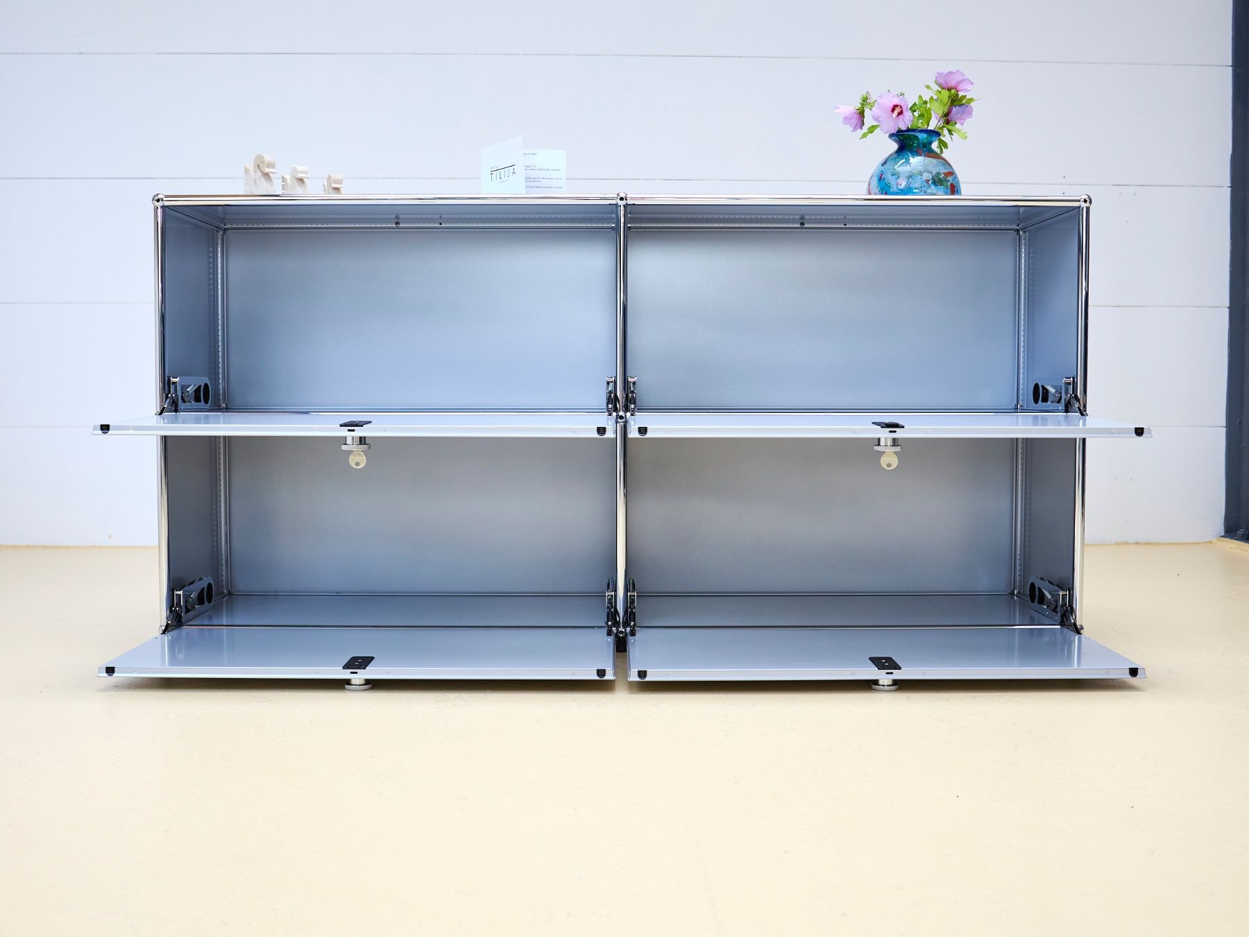 USM Cassettiere: USM Sideboard in Mattsilber – Usato da Meinisberg venduto da atelier_TILIJA 5