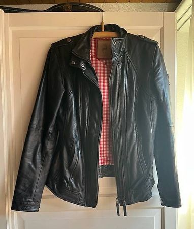 Alprausch Lederjacke im Biker-Look - wie neu!