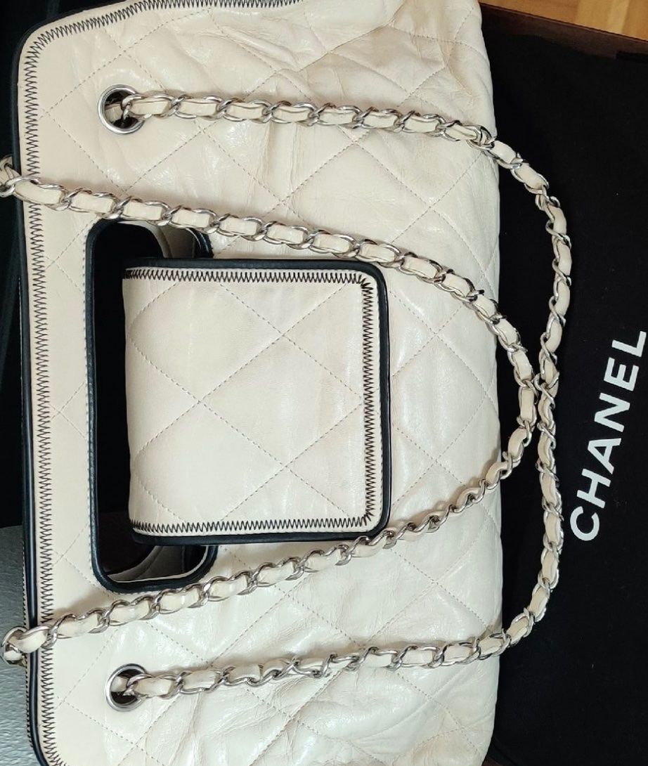 Chanel Borse da donna: CHANEL LEATHER SHOULDER HANDBAG – Usato da Zollikon venduto da ces-chic 4