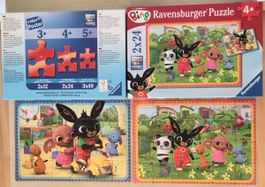 3 Puzzles für Kinder, ab etwa 4 Jahre