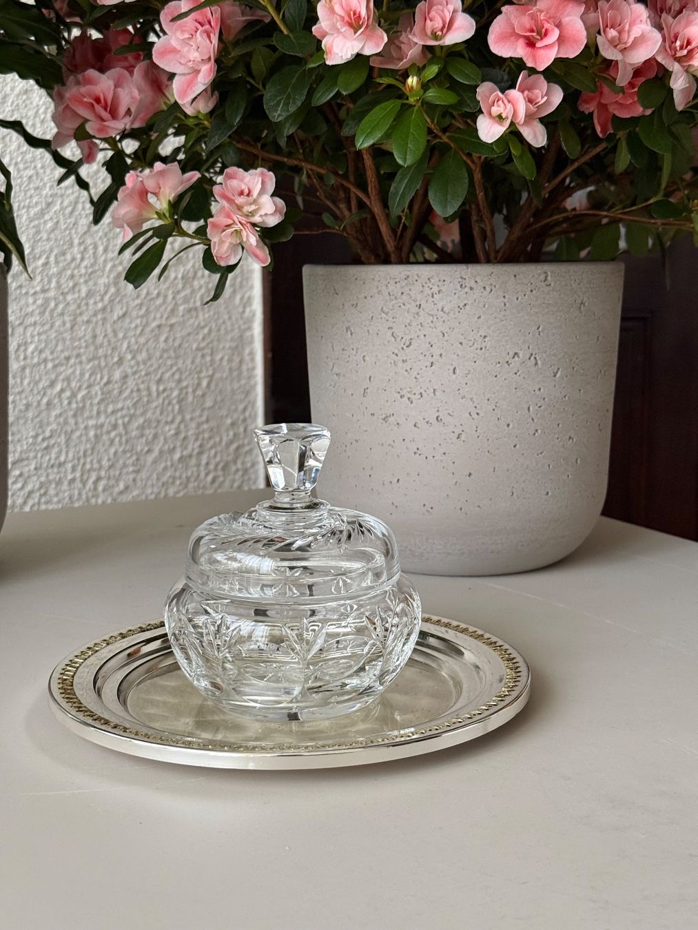 Contenitori & Simili: Vintage Cut Crystal Lidded Jar – Usato da Clarens venduto da vat_2x6j 3