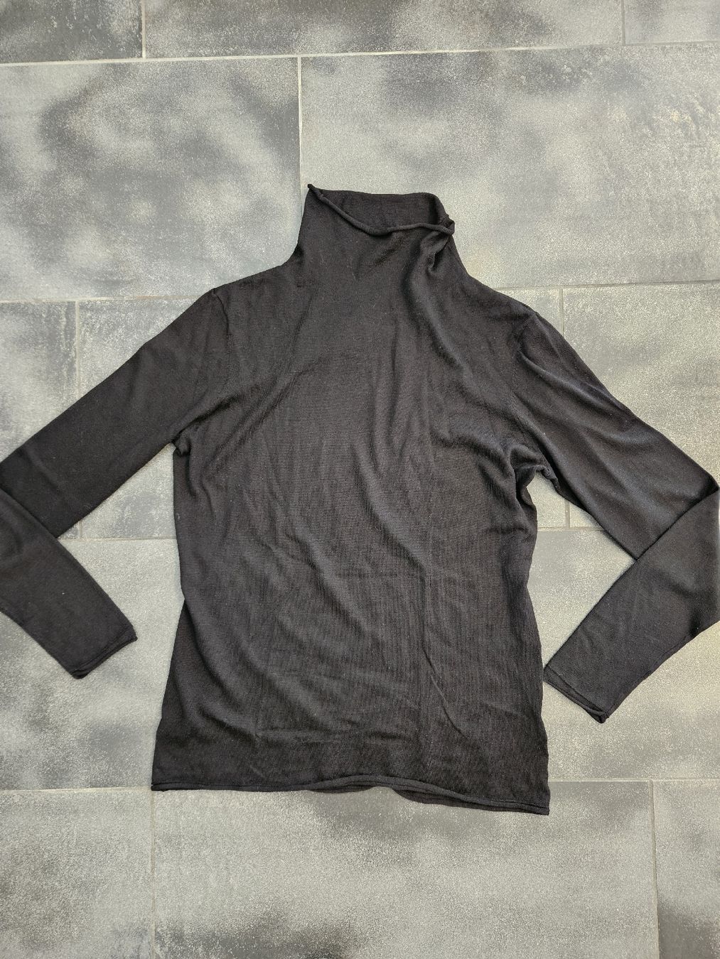 H&M Maglioni & Felpe: Rollkragen Wasserfall Pullover schwarz dünn Feinstrick Gr L – Nuovo (secondo la descrizione) da Anwil venduto da nomolnoi 1
