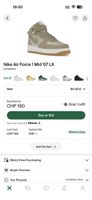 Nike Air Force 1 Mid Limestone 42.5