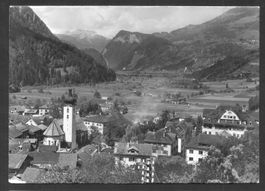 Schiers Dorfansicht mit Lehranstalt