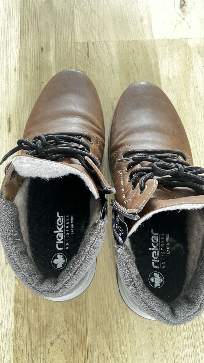 Rieker Scarpe da uomo: Rieker Antistress Extra Wide Brown Winter – Nuovo (secondo la descrizione) da Escholzmatt venduto da leoloureiro 1