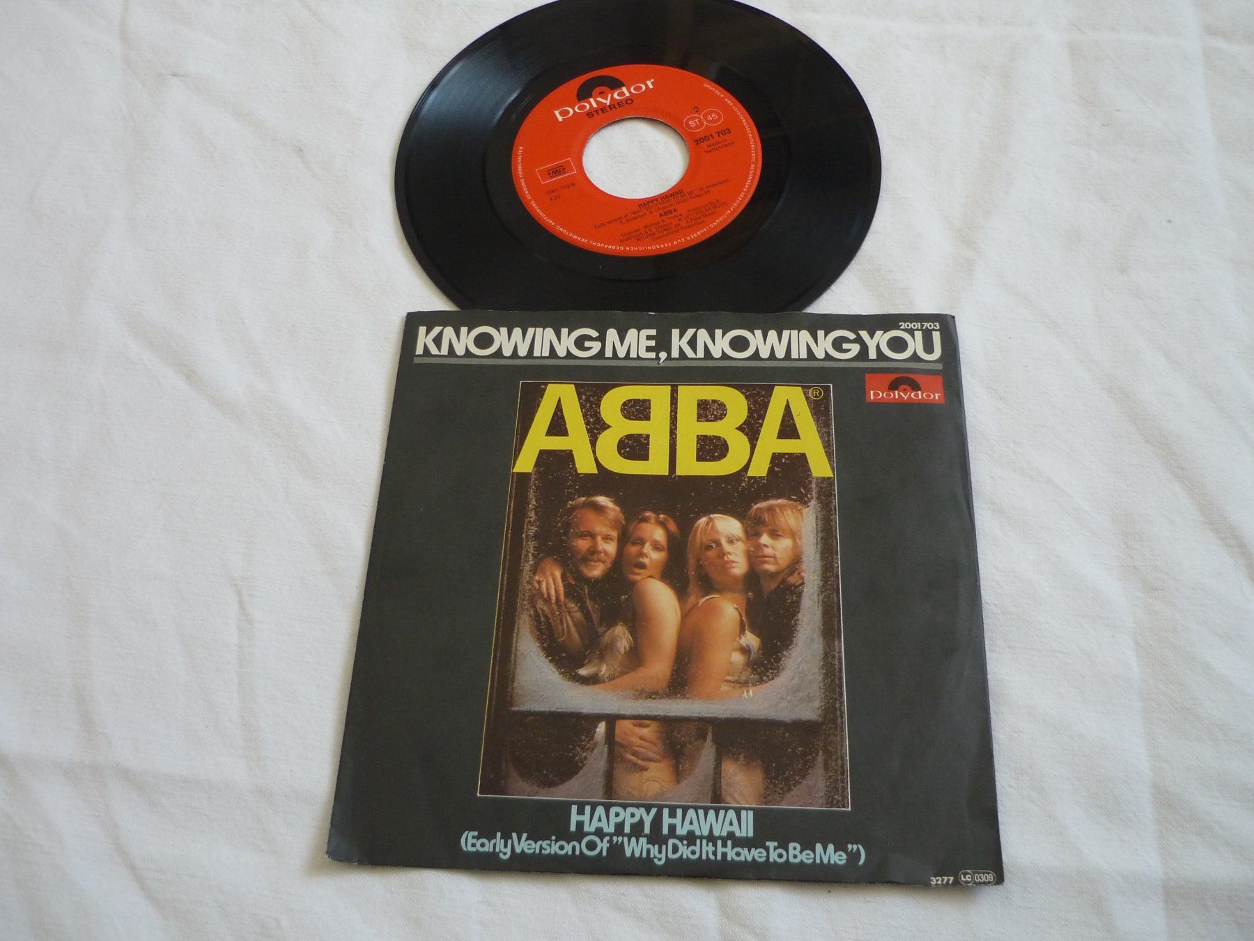 Schallplatten: 7" Single - Abba - knowing me knowing you – Gebraucht aus Beringen von Flatretriever 2