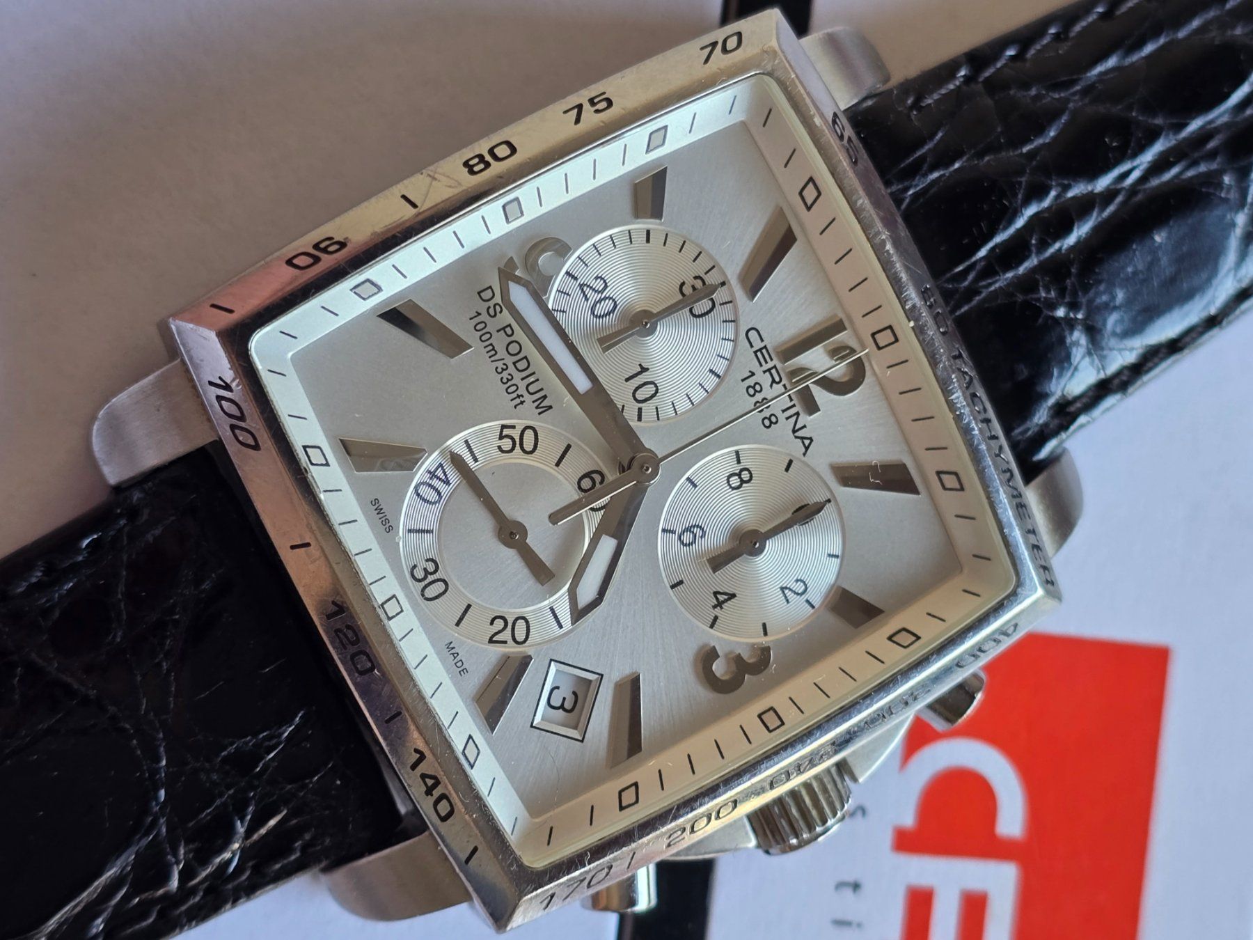 Certina Montres: Certina DS Podium  Date Cronograph XXL aus 2011 full set – D'occasion à Muri AG par Corredor