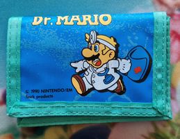 Portemonnaie Dr. Mario 1990 Nintendo Kinder-Geldbeutel