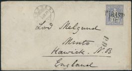 GR Tarasp Bad - Stabstempel - Helvetia - Brief -> nach GB