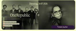 2 x Moon + Stars Tickets - One Republic and Jessie J - 14.7.