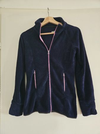Freizeitjäckli dunkelblau mit lila Gr.S