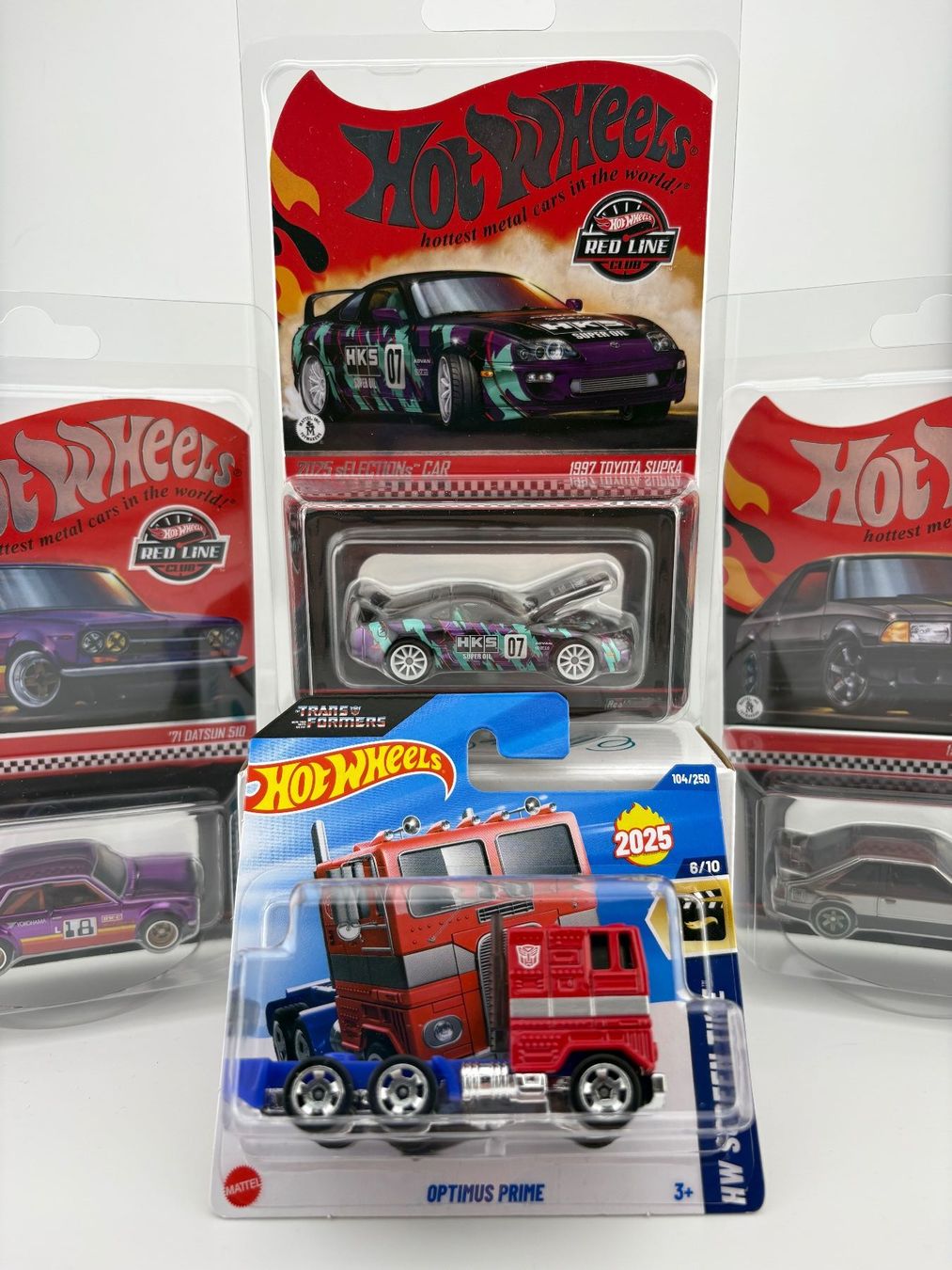 Hot Wheels Modellini d'auto: Hot Wheels Optimus Prime Transformers - 2025 - 104/250 – Nuovo e nell'imballaggio originale da Flawil venduto da HeisseReifen