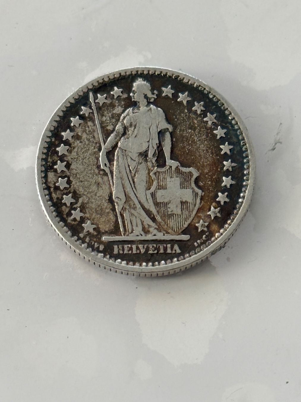 Tutti le monete: 2 Franken 1914  Rar – Usato da Wallisellen venduto da SWISS_SILVER1 1