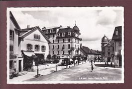 BULLE - Place des Alpes - 1955 // petite déchirure haut //