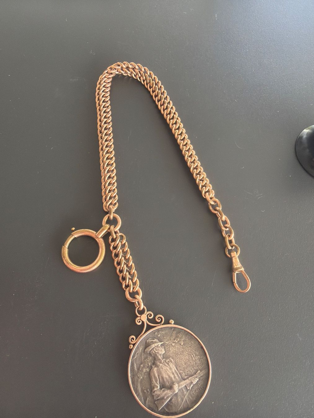 Altri accessori per orologi: Taschenuhr Kette mit Münze – Usato da Schlieren venduto da Luxury.Time