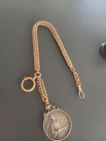 Taschenuhr Kette mit Münze