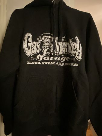Gas Monkey Hoodie, Schwarz, Gr. S