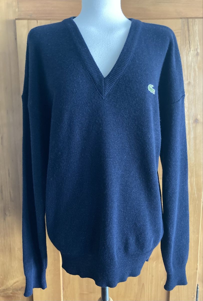 Lacoste Maglioni & Felpe: Lacoste V- Neck 51% Wollpullover Gr.5/M/L – Usato da Stetten AG venduto da Hanya