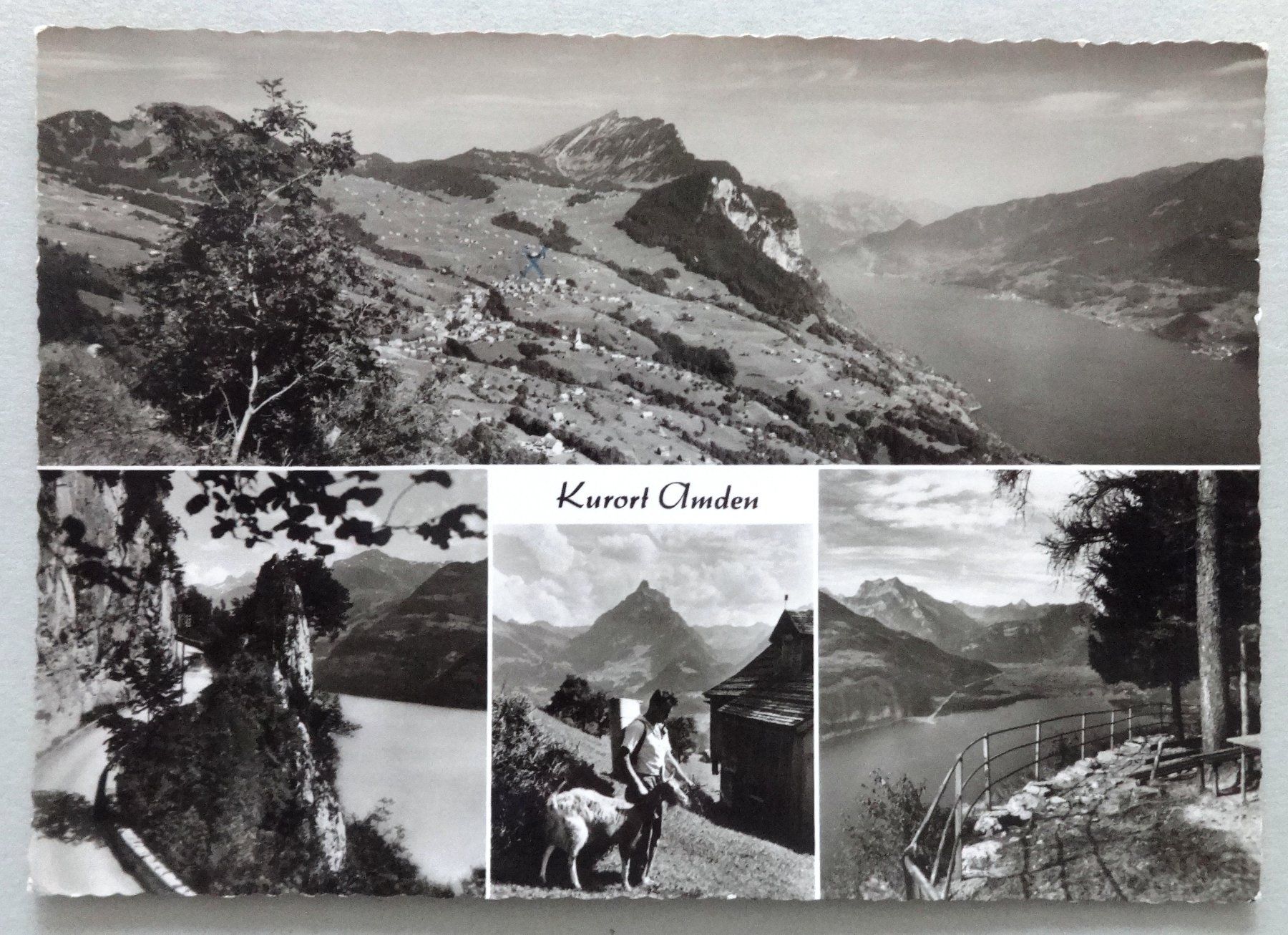 Ansichtskarten: Kurort Amden 900-1400 m ü.M. – Gebraucht aus Fétigny von Billy2miny