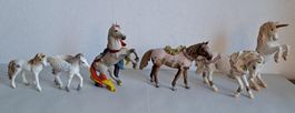 6 Schleich Pferde, Einhörner, Bayala