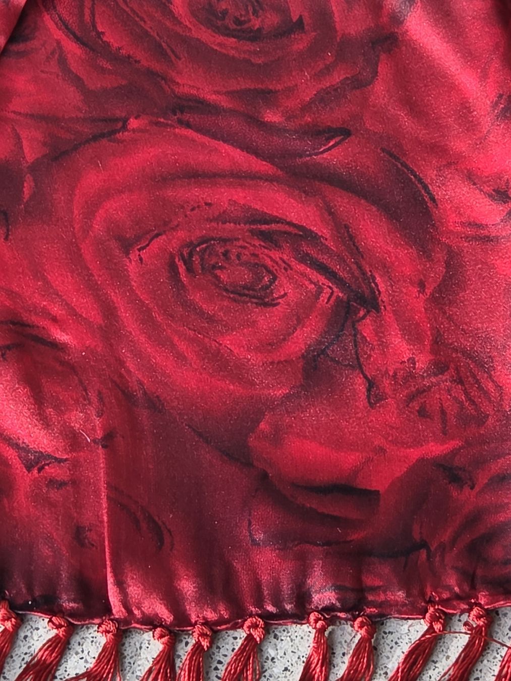 Foulard & Sciarpe: Seidenschal 26 x 130 cm – Nuovo e nell'imballaggio originale da Frauenfeld venduto da Schenken-mit-Herz 2