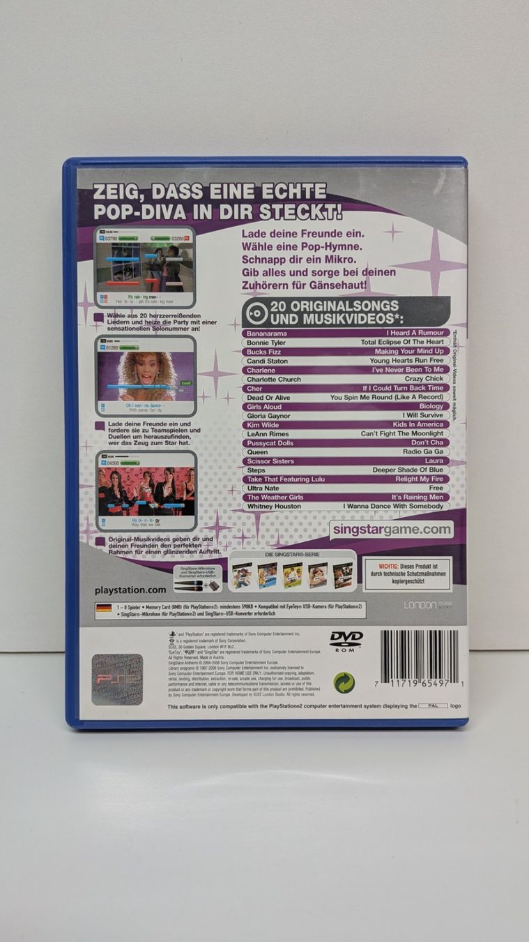 Spiele: Singstar Anthems - PlayStation 2 – Gebraucht aus Menziken von mame18 2