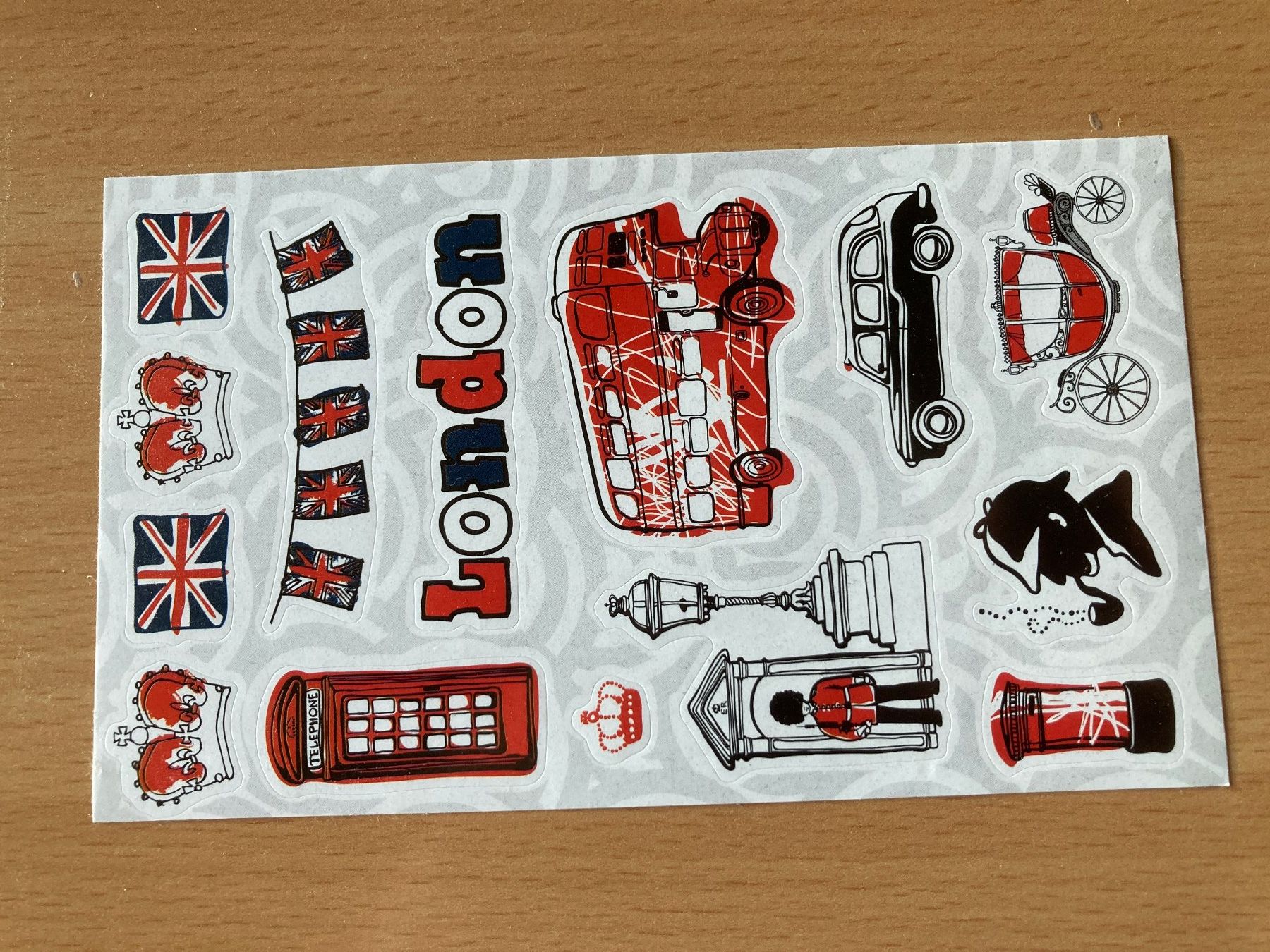 Sticker: Stickerbogen London – Nuovo (secondo la descrizione) da Lütisburg venduto da wiesenpippau