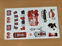 Stickerbogen London