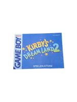 Kirbys Dream Land 2 Game Boy nur Anleitung