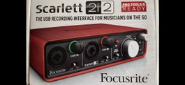 Focusrite Scarlett 2i2 Audio Interface - Top Zustand!